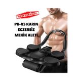 POBO PB-X5 Dijital Sayaçlı Çek Bırak Mekik Aleti Karın Egzersiz Tekeri Fitness Tekerleği Aleti Spor