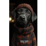 Pocket Calendar 2026-2027 for Purse: Small 2 Year Monthly Planner from January 2026 to December 2027 with Holidays, Labrador Retriever Cover Design