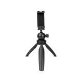 Pocket M2T Mini Masaüstü Tripod + Telefon Tutucu | 19CM Yükseklik Ayarı, 2,5kg Taşıma Kapasitesi, 360° Döner Kafa, Kamera & Projektör Uyumlu