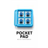 Pocket People Kişiselleştirilebilir Mini Mekanik Klavye Tuşlu Fidget Clicker Anahtarlık – Değiştirilebilir Keycap, 12 Random Tuş Dahil
