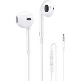 Poco C40 C61 M5 M5S M4 Pro Kulaklık 3.5mm Jak Girişli Kablolu - Beyaz