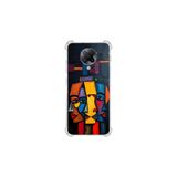 Poco F2 Pro ile uyumlu Köşe Korumalı Kılıf Metamorfoz Trinite Tasarımlı Uv Baskılı