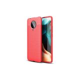 Poco F2 Pro Kılıf Uzun Ömürlü ve Dayanıklı Dermiq Premium Esnek Lüks Silikon Kapak - Red
