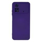 Poco M4 Pro 4G Kılıf Nano içi Kadife Silikon - Mor