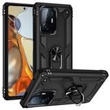 Poco M4 Pro 5G Kılıf Sofya Yüzüklü Standlı Silikon Kılıf