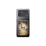 Poco M4 Pro ile Uyumlu Burç Kartları Oğlak Tasarımlı Şeffaf Silikon Kılıf