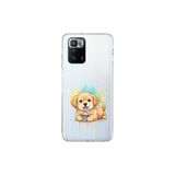 Poco X3 GT ile Uyumlu Splash Köpek Tasarımlı Slimfit Şeffaf Silikon Kılıf