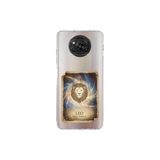 Poco X3 NFC ile Uyumlu Burç Kartları Aslan Tasarımlı Şeffaf Silikon Kılıf