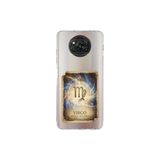 Poco X3 NFC ile Uyumlu Burç Kartları Başak Tasarımlı Şeffaf Silikon Kılıf