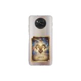 Poco X3 NFC ile Uyumlu Burç Kartları Koç Tasarımlı Şeffaf Silikon Kılıf