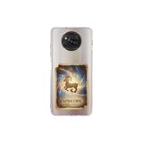 Poco X3 NFC ile Uyumlu Burç Kartları Oğlak Tasarımlı Şeffaf Silikon Kılıf