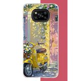 Poco X3-X3 Pro-Nfc Uyumlu Sarı Mobilet Baskılı Silikon Kılıf