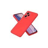 Poco X5 Pro 5G ile Uyumlu Fuchsia Nano İçi Kadife Silikon Telefon Kılıfı