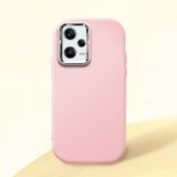 Poco X5 Pro 5G ile Uyumlu Pembe Silikon Telefon Kılıfı Şık Baskı Desenli, Kamera Korumalı Darbeye Dayanıklı Kılıf