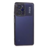 Poco X5 Pro 5G Kılıf Lensli Silikon - Mor