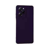 Poco X5 Pro 5G Uyumlu Fuchsia Nano İçi Kadife Silikon Telefon Kılıfı Mor