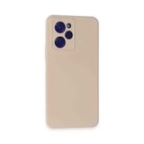 Poco X5 Pro 5G Uyumlu Fuchsia Nano İçi Kadife Silikon Telefon Kılıfı Pudra