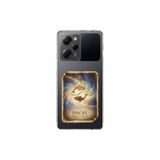 Poco X5 Pro ile Uyumlu Burç Kartları Balık Tasarımlı Şeffaf Silikon Kılıf