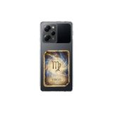 Poco X5 Pro ile Uyumlu Burç Kartları Başak Tasarımlı Şeffaf Silikon Kılıf