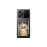Poco X5 Pro ile Uyumlu Burç Kartları Kova Tasarımlı Şeffaf Silikon Kılıf