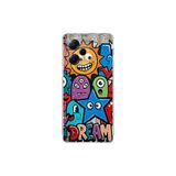 Poco X5 Pro ile Uyumlu Grafiti Dream Street Tasarımlı Şeffaf Silikon Kılıf