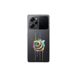 Poco X5 Pro ile uyumlu Splash arı tasarımlı şeffaf silikon kılıf