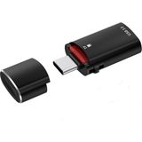 Poco X7 Ile Uyumlu Type-C USB 3.0 Otg- Microsd Kart Okuyucu - Siyah