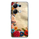 Poco X7 Pro Uyumlu İşlemeli İğne Oyası Baskılı Silikon Kılıf