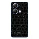 Poco X7 Pro Uyumlu Klavye Tuşları Baskılı Silikon Kılıf
