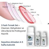 Podo Lime Kozmetik 3 Fazlı Tırnak Set – Cleanser, Dehydrator ve Ultra Bond ile Profesyonel Hazırlık