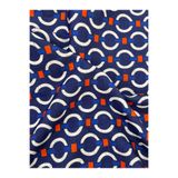 podyum baskı LACİVERT ZİNCİR DABIL Kumaş Elbiselik , Şalvarlık , Eteklik , Bluz Ve Gömleklik Dökümlü 140X100CM