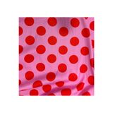 podyum baskı MAXİMALİST PUANTİYELİ RENGARENK DÖŞEMELİK KUMAŞ (KIRLENT MASA ÖRTÜSÜ KOLTUK KILIFI VB İÇİN ) 100X140 PARÇA KUMAŞ