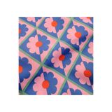 podyum baskı renkli çiçekli ve damalı dijitall baskı kumaş 100x140 cm kırlent-masaörtüsü-runner vb dikimi için