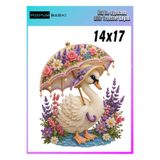 podyum baskı Ütü Ile Yapışan Tekstil DTF Baskı Kuğu Tişört baskısı Dekoratif Tablo Kanvas Çanta Baskısı