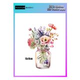 podyum baskı Ütü Ile Yapışan Tekstil Dtf Baskı Tişört Baskısı CİCEKLER VE VAZO TEMALIDekoratif Baskı