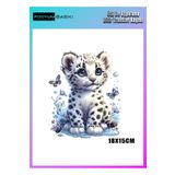 podyum baskı Ütü Ile Yapışan Tekstil Dtf Baskı Tişört Baskısı Özel Tasarım Kaplan Baskısı