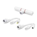 Poe Combiner Mux 2 In 1 Rj45 Veri + Güç Birleştirici Adaptör - Beyaz Hdx5550