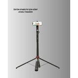 Poebgo Family's Ayarlanabilir Telefon Tripodu Selfie Stick Çok Açılı Çekim