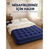 Poebgo Familys Kamp ve Festival Için Şişirilebilir Yatak Çift Kişilik Sağlam Yapı - Standart
