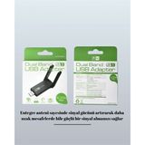Poebgo Family's USB Wifi Adaptör – 1200 Mbps Hız