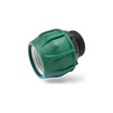 Poelsan 20 x ½" Y.yeşil Seri Kablin Dıştan Dişli (Erkek) Adaptör