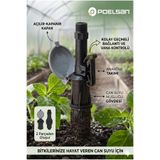 POELSAN Can Suyu Musluğu 3/4" Takım | Gövde + Anahtar | Bahçe ve Sera Sulama Can Suyu Takımı