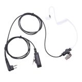 POFENAL RDM2070D Motorola Radyo CLS1410 CLS1110 CP200 GP300 GP2000 Bearcom BC120 BC130 Walkie Talkie ile Uyumlu Büyük PTT Mikrofonlu Akustik Tüp 2 Pinli Kulaklık (1 paket)