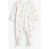 Pofidoo Baby Yenidoğan Bebek Tulum 3'lü Set %100 Pamuk Patikli Çıtçıtlı Uzun Kollu Kelebek Kuğu Puantiye Desenli Ekru - 3 - 6 Ay