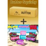 Pofika Needoh Nıce Cube + Butter Squishy Stres Oyuncağı Süper Yumuşak Slow Rising Sıkılabilir Antistres Oyuncak