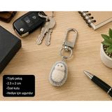 Pofuduk Kirpi Charm Anahtarlık Sevimli Peluş Figürlü Çanta Aksesuarı Hediye