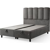 Pofuduk Yatak Hillburn Baza - Koyu Gri - 90 x 200 cm