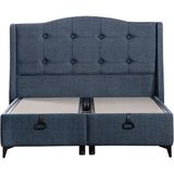 Pofuduk Yatak Oxford Baza - Mavi - 90 x 200 cm