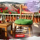 Pofuduk Yuvarlak Sandalye Minderi | Mutfak, Balkon, Bahçe Dekoratif Oturma Minderi | Yumuşak dolgu (Yeşil)
