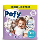 Pofy No:3 Midi 100 Adet Bebek Bezi